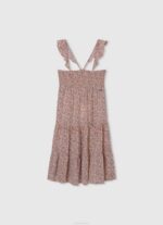 durazno vestido skater con cuello redondo Pepe Jeans 06X41401 chica - Imagen 4