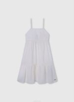 durazno vestido skater con cuello redondo Pepe Jeans 06X41401 chica - Imagen 5
