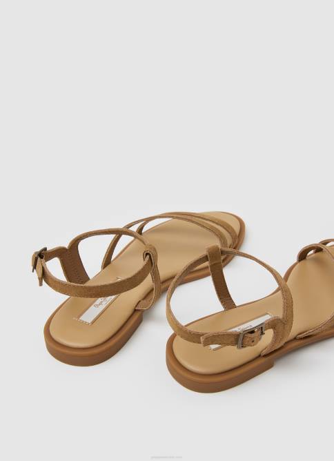 esconder sandalias planas de ante hayes folk Pepe Jeans 06X4668 mujer - Imagen 4