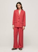 estudio rojo blazer de lino con corte holgado Pepe Jeans 06X4109 mujer - Imagen 3