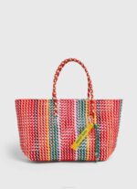 estudio rojo bolsa de plástico tejida Pepe Jeans 06X4720 mujer - Imagen 2