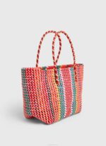 estudio rojo bolsa de plástico tejida Pepe Jeans 06X4720 mujer - Imagen 3