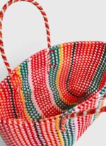 estudio rojo bolsa de plástico tejida Pepe Jeans 06X4720 mujer - Imagen 4