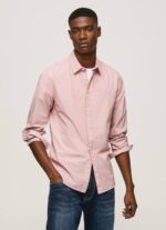 estudio rojo camisa percy de popelina con rayas de bengala Pepe Jeans 06X41074 hombres