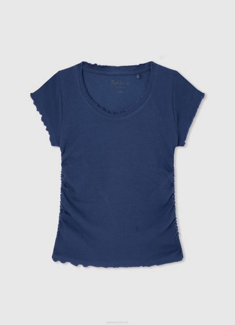 estudio rojo camiseta con estampado de amor Pepe Jeans 06X41444 chica - Imagen 3
