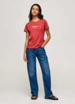 estudio rojo camiseta estampada Pepe Jeans 06X4456 mujer - Imagen 2