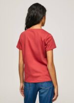 estudio rojo camiseta estampada Pepe Jeans 06X4456 mujer - Imagen 4