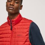 estudio rojo chaleco capitonado con cremallera Pepe Jeans 06X4843 hombres