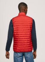 estudio rojo chaleco capitonado con cremallera Pepe Jeans 06X4843 hombres - Imagen 4