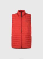 estudio rojo chaleco capitonado con cremallera Pepe Jeans 06X4843 hombres - Imagen 5