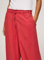 estudio rojo pantalones paper bag anchos Pepe Jeans 06X4303 mujer - Imagen 3