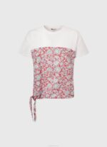 estudio rojo playera con estampado floral Pepe Jeans 06X4380 mujer - Imagen 5