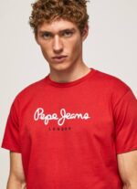 estudio rojo playera con logo estampado Pepe Jeans 06X41016 hombres - Imagen 3