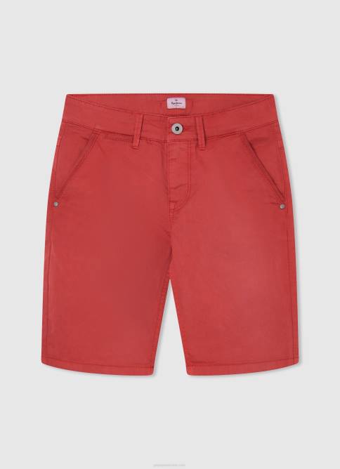 estudio_rojo_shorts_chinos_de_corte_regular_pepe_jeans_06x41693_chico.jpg estudio rojo shorts chinos de corte regular Pepe Jeans 06X41693 chico - Imagen 1