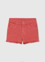 estudio rojo shorts de corte estándar Pepe Jeans 06X41494 chica