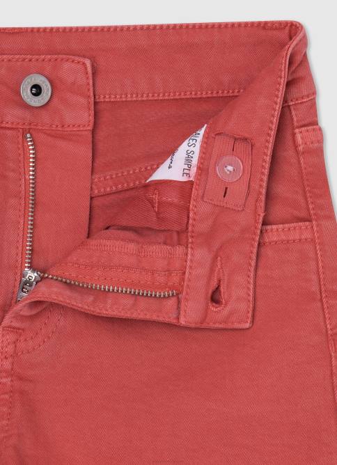 estudio rojo shorts de corte estándar Pepe Jeans 06X41494 chica - Imagen 3