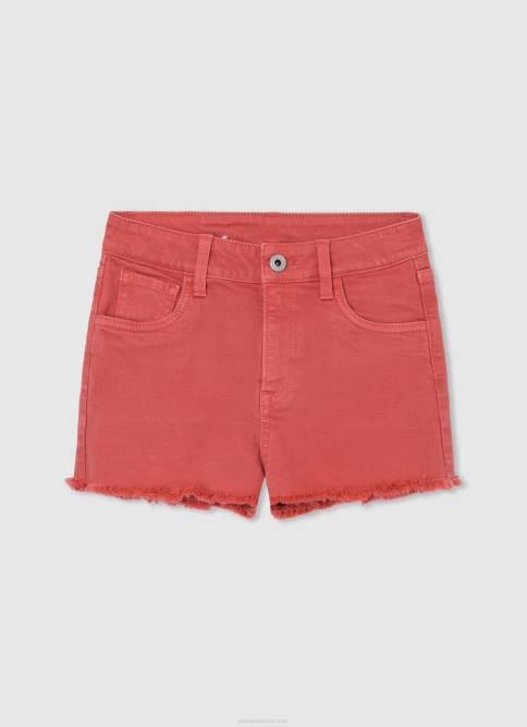 estudio_rojo_shorts_de_corte_estandar_pepe_jeans_06x41494_chica.jpg estudio rojo shorts de corte estándar Pepe Jeans 06X41494 chica - Imagen 1
