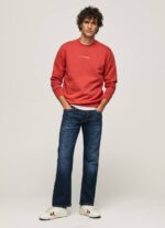 estudio rojo sudadera con logo estampado Pepe Jeans 06X4906 hombres - Imagen 2