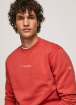 estudio rojo sudadera con logo estampado Pepe Jeans 06X4906 hombres - Imagen 3