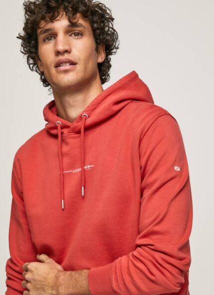 estudio rojo suéter con capucha Pepe Jeans 06X4909 hombres