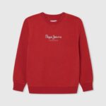 estudio rojo suéter con logo estampado Pepe Jeans 06X41595 chico