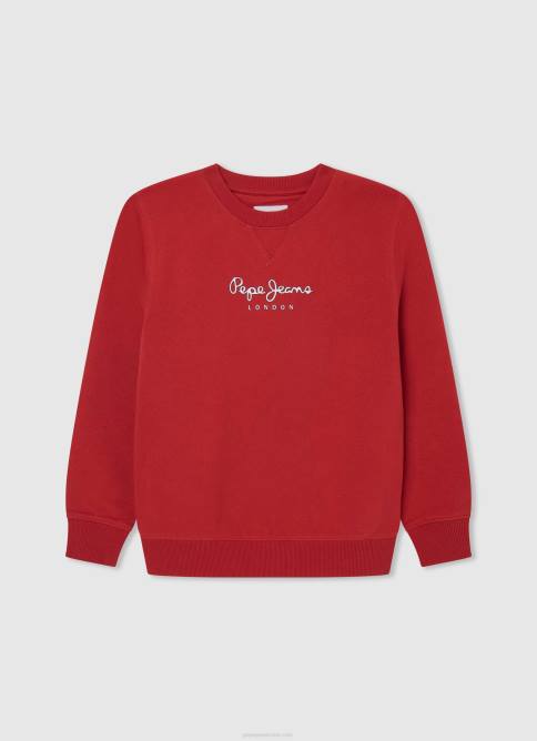 estudio_rojo_sueter_con_logo_estampado_pepe_jeans_06x41595_chico.jpg estudio rojo suéter con logo estampado Pepe Jeans 06X41595 chico - Imagen 1