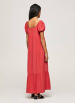 estudio rojo vestido fluido Pepe Jeans 06X4150 mujer - Imagen 4