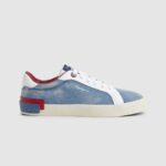 fábrica azul tenis Kenton de lona vaquera Pepe Jeans 06X4627 mujer