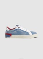 fábrica azul tenis Kenton de lona vaquera Pepe Jeans 06X4627 mujer