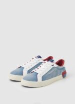 fábrica azul tenis Kenton de lona vaquera Pepe Jeans 06X4627 mujer - Imagen 3