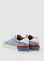fábrica azul tenis Kenton de lona vaquera Pepe Jeans 06X4627 mujer - Imagen 4