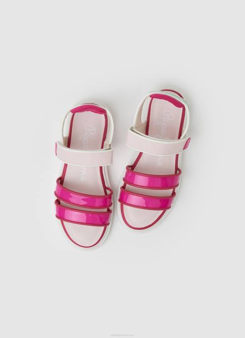 fucsia claro sandalias Wendy Sweet con plataforma Pepe Jeans 06X41340 chica - Imagen 2