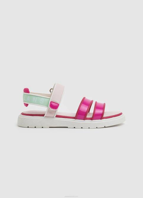 fucsia claro sandalias Wendy Sweet con plataforma Pepe Jeans 06X41340 chica - Imagen 1