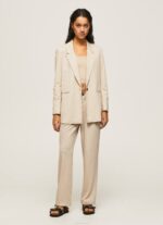 fuerte blazer liso con hombreras Pepe Jeans 06X4134 mujer - Imagen 2