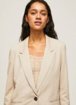 fuerte blazer liso con hombreras Pepe Jeans 06X4134 mujer - Imagen 3