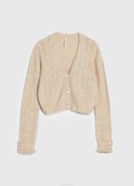 fuerte cárdigan con cuello en V calado Pepe Jeans 06X4243 mujer - Imagen 5