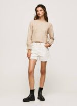 fuerte jersey calado con cuello redondo Pepe Jeans 06X4244 mujer - Imagen 2