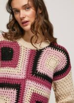 fuerte jersey cuello perkins crochet Pepe Jeans 06X4246 mujer - Imagen 2