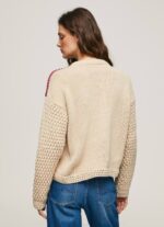 fuerte jersey cuello perkins crochet Pepe Jeans 06X4246 mujer - Imagen 3