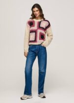 fuerte jersey cuello perkins crochet Pepe Jeans 06X4246 mujer - Imagen 4