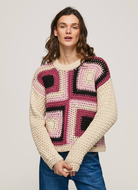 fuerte_jersey_cuello_perkins_crochet_pepe_jeans_06x4246_mujer.jpg fuerte jersey cuello perkins crochet Pepe Jeans 06X4246 mujer - Imagen 1
