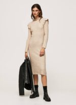 fuerte vestido midi tejido de ochos Pepe Jeans 06X4206 mujer