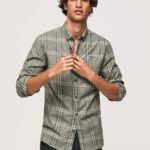 fundición camisa a cuadros slim fit Pepe Jeans 06X41036 hombres