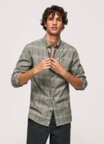 fundición camisa a cuadros slim fit Pepe Jeans 06X41036 hombres