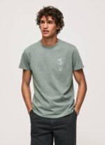 fundición camiseta de algodón lavado y teñido Pepe Jeans 06X4925 hombres