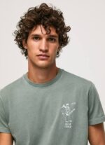 fundición camiseta de algodón lavado y teñido Pepe Jeans 06X4925 hombres - Imagen 3