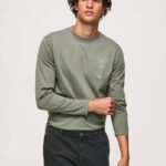 fundición camiseta de manga larga de algodón Pepe Jeans 06X4916 hombres