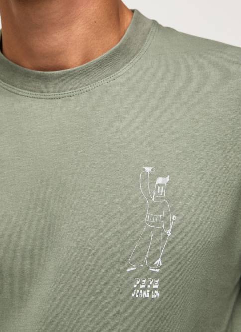 fundición camiseta de manga larga de algodón Pepe Jeans 06X4916 hombres - Imagen 3
