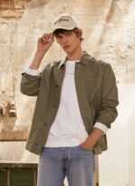 fundición chaqueta utilitaria de lona Pepe Jeans 06X4834 hombres