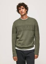 fundición jersey de algodón con cuello redondo Pepe Jeans 06X4856 hombres